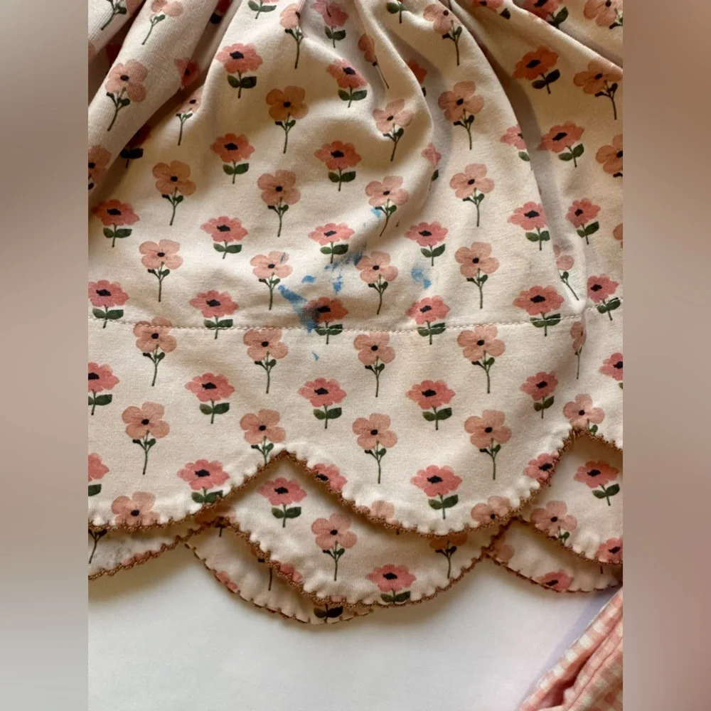 2T (PLAY) love + grow Peach & Gigham Set